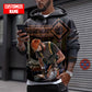 Personalized carpenter apparel featuring dark leather tools all-over print