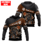 Personalized carpenter apparel featuring brown leather tools all-over print