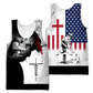 Carpenter men's tank top featuring jesus was a carpenter all-over print