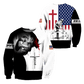 Carpenter sweater featuring jesus was a carpenter all-over print