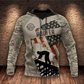 Roofer hoodie featuring american flag all-over print