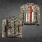 Personalized electrician sweatshirt featuring lineman american flag all-over print