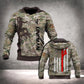 Personalized electrician hoodie featuring lineman american flag all-over print