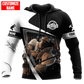 Personalized carpenter hoodie featuring black white panel circular saw all-over print