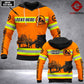 Concrete finisher hoodie featuring orange concrete crew and nine to five quote all-over print