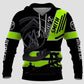Roofer hoodie featuring black neon yellow roof frame all-over print