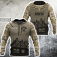 Roofer hoodie featuring olive camouflage roof frame all-over print