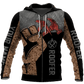 Roofer zip hoodie featuring vintage roofing tools all-over print