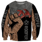 Roofer sweatshirt featuring vintage roofing tools all-over print
