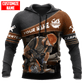 Personalized carpenter hoodie featuring brown diagonal band carpenter at work all-over print