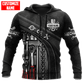 Personalized mechanic zip hoodie featuring black tool box print all-over print