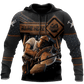 Personalized carpenter hoodie featuring brown diamond panel circular saw all-over print