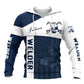 Personalized welder hoodie featuring navy white welding tools all-over print