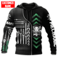 Personalized mechanic hoodie featuring skull tool box all-over print