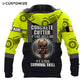 Personalized concrete cutter hoodie featuring yellow gear print heavy equipment all-over print, back view