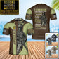Personalized Germany Soldier/ Veteran Camo With Name And Rank T-Shirt 3D Printed - 1706745601