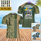 Personalized Sweden Soldier/ Veteran Camo With Name And Rank T-Shirt 3D Printed - 0302240001
