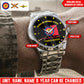 Personalized Belgium Soldier/Veteran with Name, Year and Rank Diamond-Cut Bezel Watch - 17622144