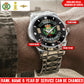 Personalized Denmark Soldier/Veteran with Name and Rank Diamond-Cut Bezel Watch - 1761350401