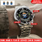 Personalized Sweden Soldier/Veteran with Name and Rank Diamond-Cut Bezel Watch - 1761350401