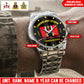 Personalized Canada Soldier/Veteran with Name, Year and Rank Diamond-Cut Bezel Watch - 17622144