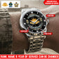 Personalized Australia Soldier/Veteran with Name and Rank Diamond-Cut Bezel Watch - 1761350401