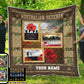 Personalized Australian Soldier/ Veteran Camo With Name And Rank Quilt 3D Printed - 0908230001