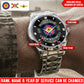 Personalized Belgium Soldier/Veteran with Name and Rank Diamond-Cut Bezel Watch - 1761350401