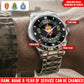 Personalized Norway Soldier/Veteran with Name and Rank Diamond-Cut Bezel Watch - 1761350401