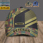 Casquette de baseball camouflage personnalisée avec rang et nom pour soldat/vétéran belge - 17083872