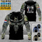 Personalized Netherlands Soldier/ Veteran Camo With Name And Rank Hoodie 3D Printed - 1609230001