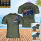Personalized Australia Solider/ Veteran Camo With Name And Rank T-Shirt 3D Printed - 1704412802
