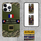 Personalized France Soldier/Veterans With Rank And Name Phone Case Printed - 2506230001