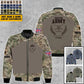 Personalized UK Soldier/ Veteran Camo With Name And Rank Bomber Jacket 3D Printed - 16949952