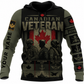 Personalized Canada Soldier/Veteran with Name & Rank Hoodie All Over Printed - TH1779235203