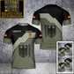 Personalized German Solider/ Veteran Camo With Name And Rank T-Shirt 3D Printed - 0502240002