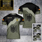 Personalized German Solider/ Veteran Camo With Name And Rank T-Shirt 3D Printed - 1707091201