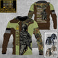 Personalized Germany Soldier/ Veteran Camo With Name And Rank Hoodie 3D Printed - 2908230001