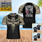 Personalized UK Soldier/ Veteran Camo With Name And Rank T-Shirt 3D Printed - 1707091202