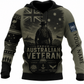 Personalized Australia Soldier/Veteran with Name & Rank Hoodie All Over Printed - TH1779235204