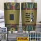 Personalized Belgian Veteran/Soldier With Rank And Name Camo Tumbler All Over Printed - 0805230004