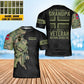 Personalized Norway Soldier/ Veteran Camo With Name And Rank T-shirt 3D Printed - 1707091201