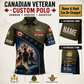 Personalized Canada Soldier/Veteran with Name and Rank Polo All Over Printed - QK1779753610