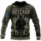 Personalized Canada Soldier/Veteran with Name & Rank Hoodie All Over Printed - TH1779235205