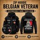 Personalized Belgium Soldier/Veteran Tactical Zip Hoodie - QK1780099203