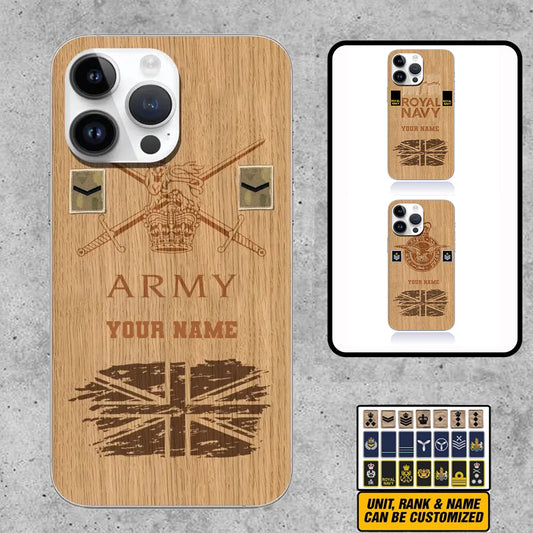 Personalized United Kingdom Soldier/Veterans Phone Case Printed - 16940448