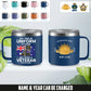 Personalized Australia Soldier/ Veteran With Name & Year Stainless Steel Coffee Mug Printed - 1761177606