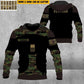 Personalized Swiss Solider/ Veteran Camo With Name And Rank Hoodie 3D Printed - 1912220007