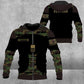 Personalized Swiss Solider/ Veteran Camo With Name And Rank Hoodie 3D Printed - 1912220007