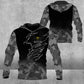 Personalized Australian Solider/ Veteran Camo With Name And Rank Hoodie 3D Printed - 2812220001